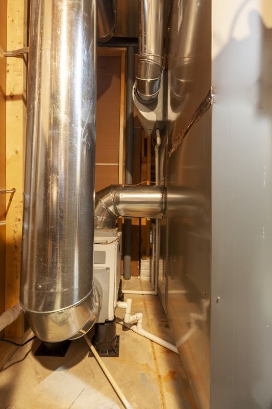 Close-up of Ductwork Connection